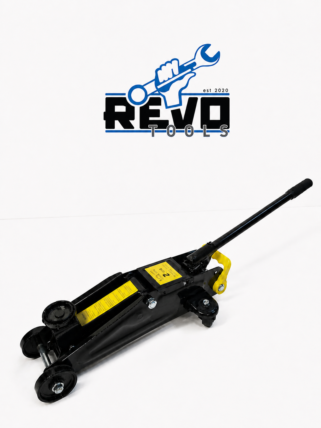 Revotools 2 Ton Hydraulische Garagekrik 130–330 mm – Auto Krik met handvat