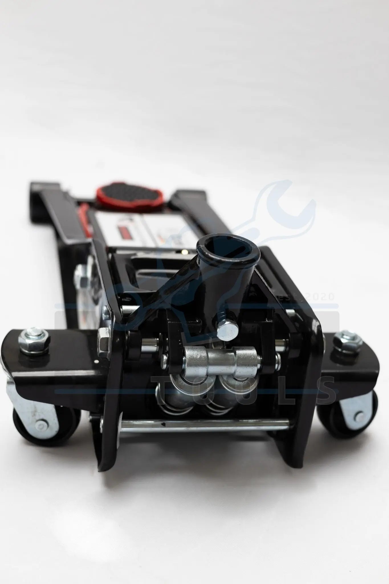 4-Ton Hydraulische Garagekrik Zijkant met wielen Revotools