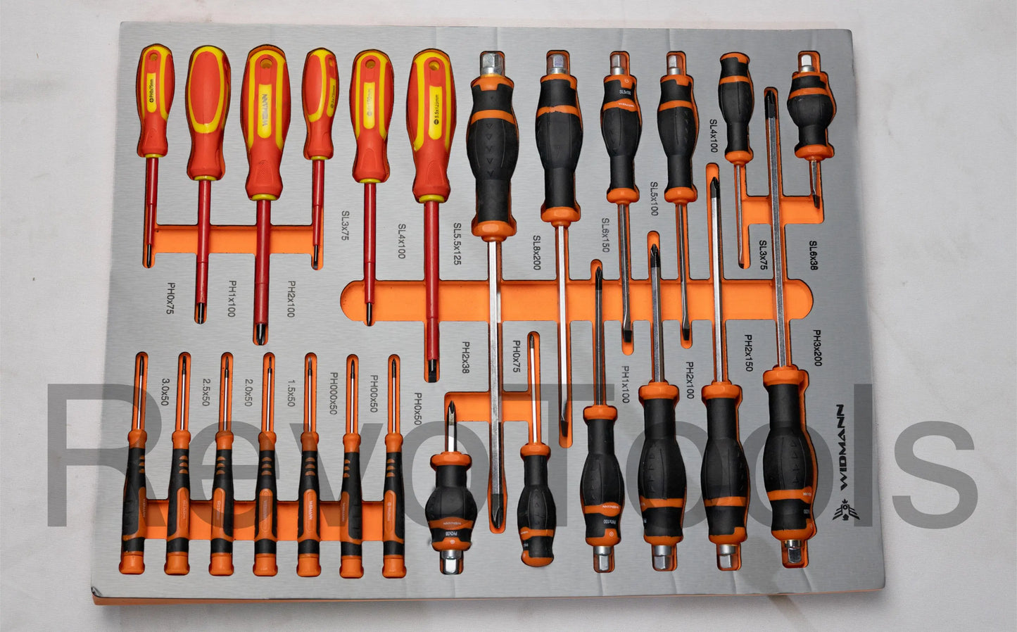 Widmann Wood Top gereedschapskist – 7-Laden Gereedschapskist met Houten Werkblad | Revotools.nl Revotools