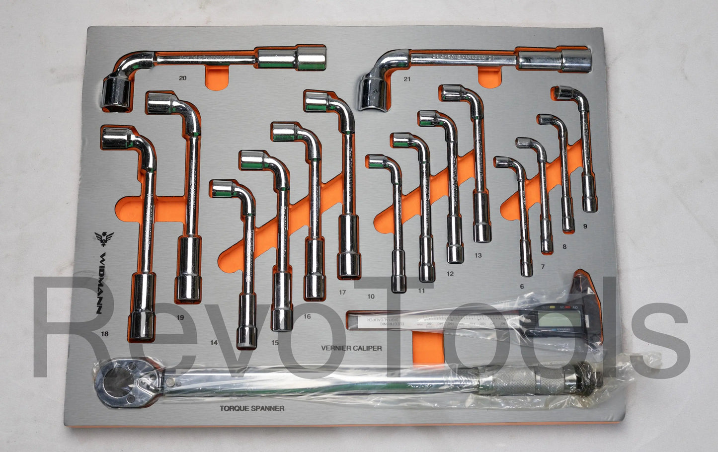 Widmann Wood Top gereedschapskist – 7-Laden Gereedschapskist met Houten Werkblad | Revotools.nl Revotools