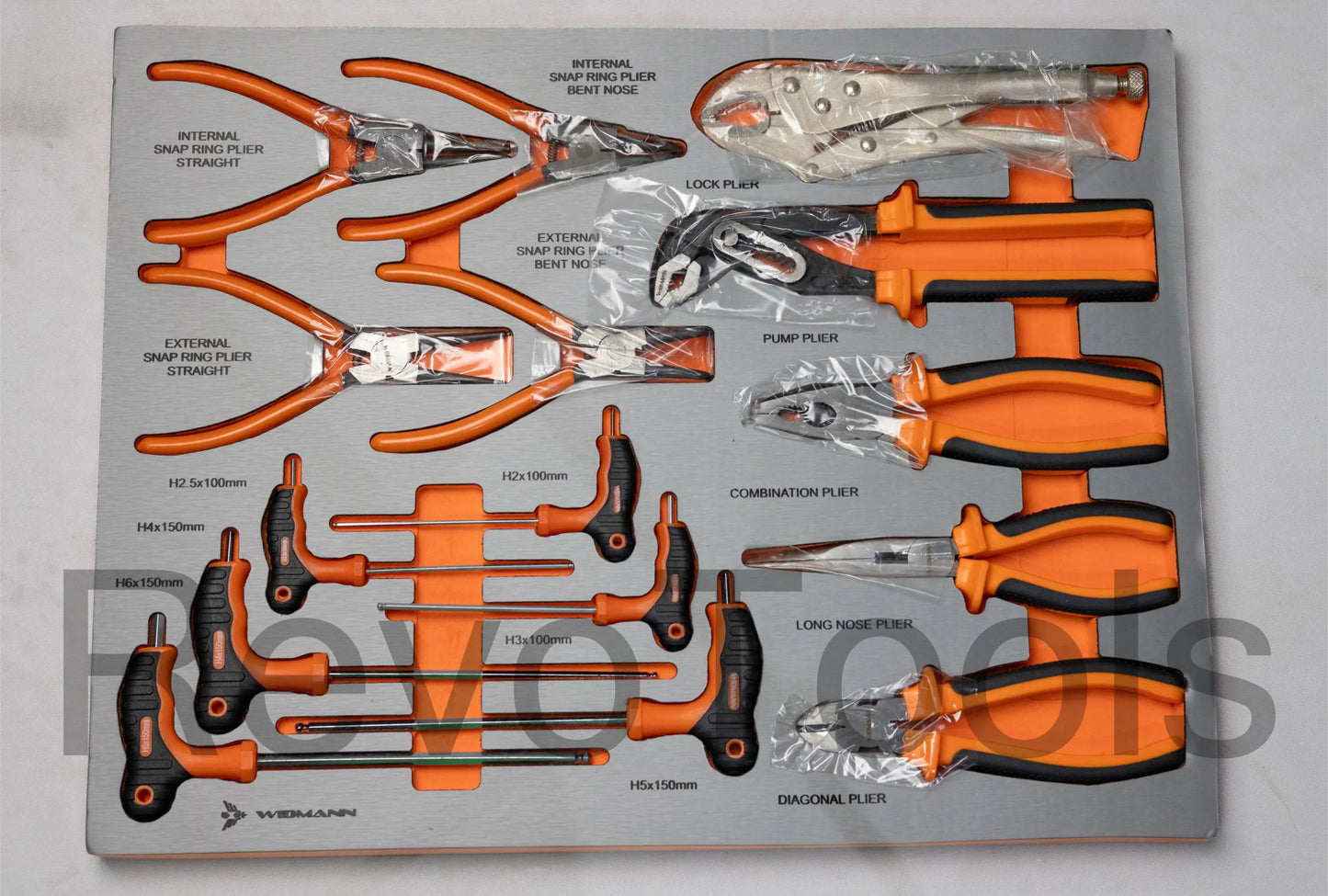 Widmann Wood Top gereedschapskist – 7-Laden Gereedschapskist met Houten Werkblad | Revotools.nl Revotools