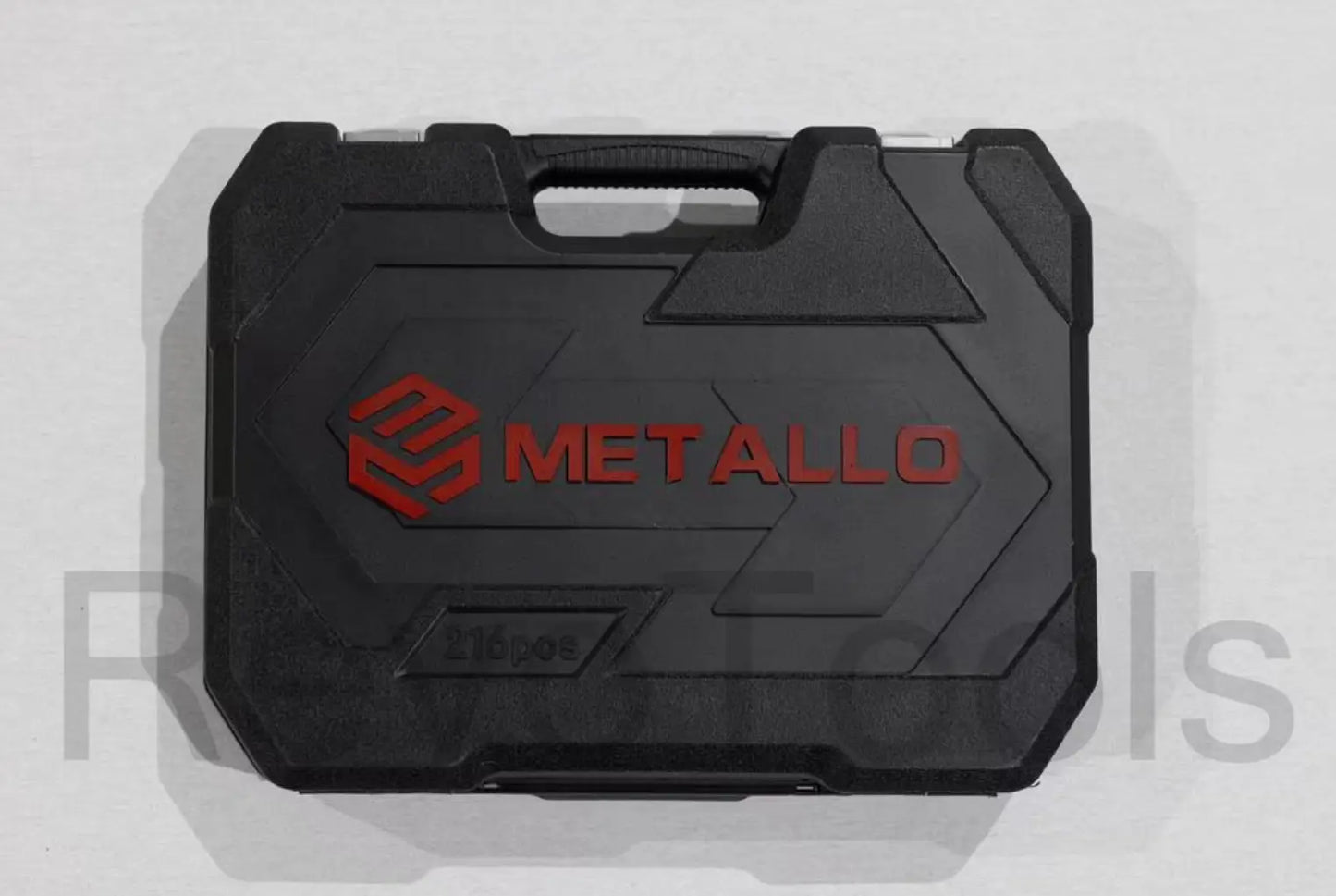 Doppenset 1/4 3/8 1/2 | Torx, Inbus, Steeksleutels 3 Ratels| 216-delig Dichte case Revotools