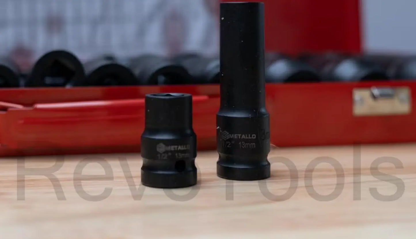 Metallo Krachtdoppen 35 delig Doppen Revotools