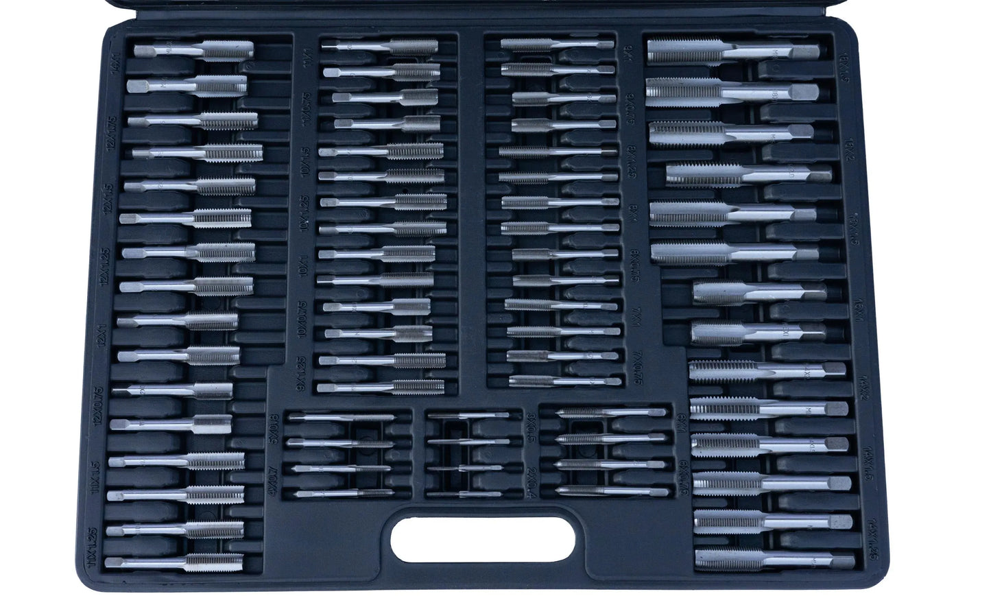 Tap- en Snijset 110-Delig – Voor Metrisch Schroefdraad | Onderkant Revotools.nl Revotools