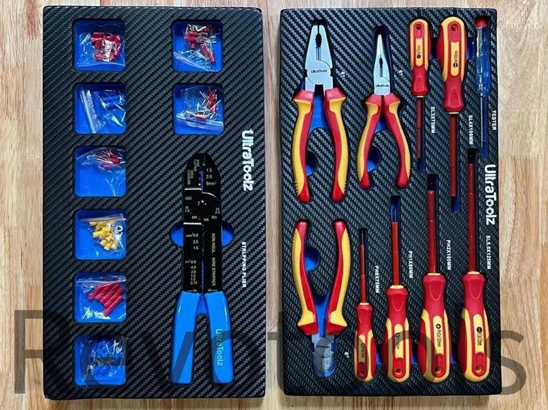 Ultratoolz Gereedschapswagen met 12 Lades – Gevuld en Compleet Revotools