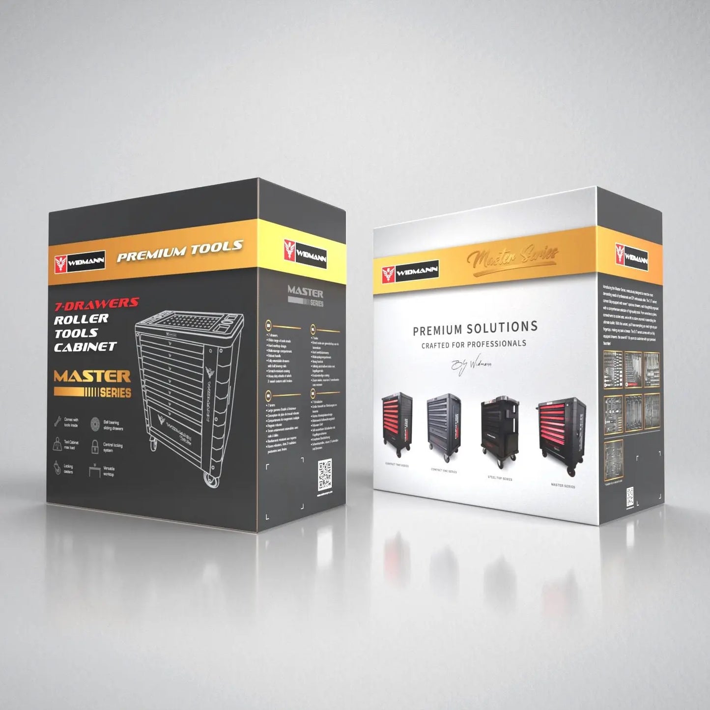 Widmann Plastic TOP gereedschapswagen – 7-Laden Gereedschapswagen met Kunststof Werkblad Revotools