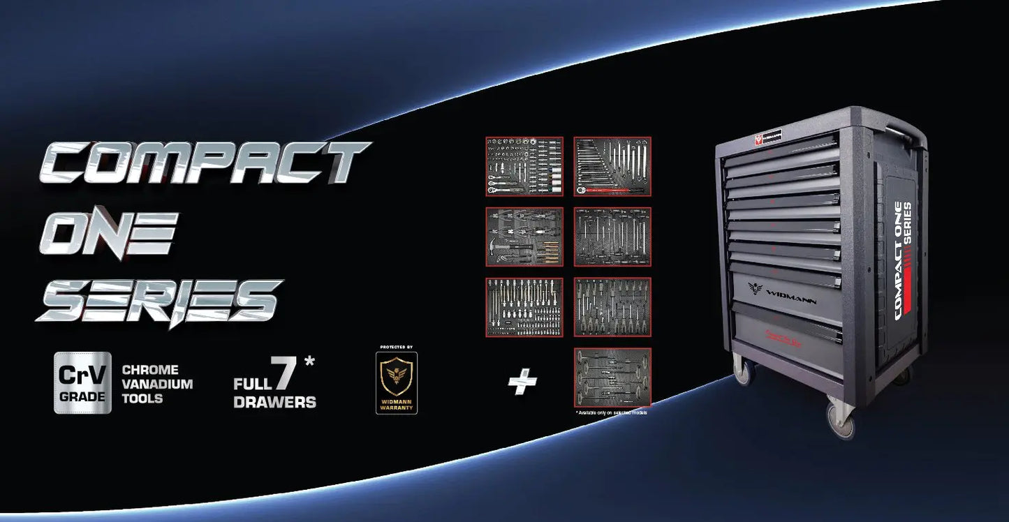 Widmann Compact One – 7-laden Gereedschapskist van Topkwaliteit Revotools