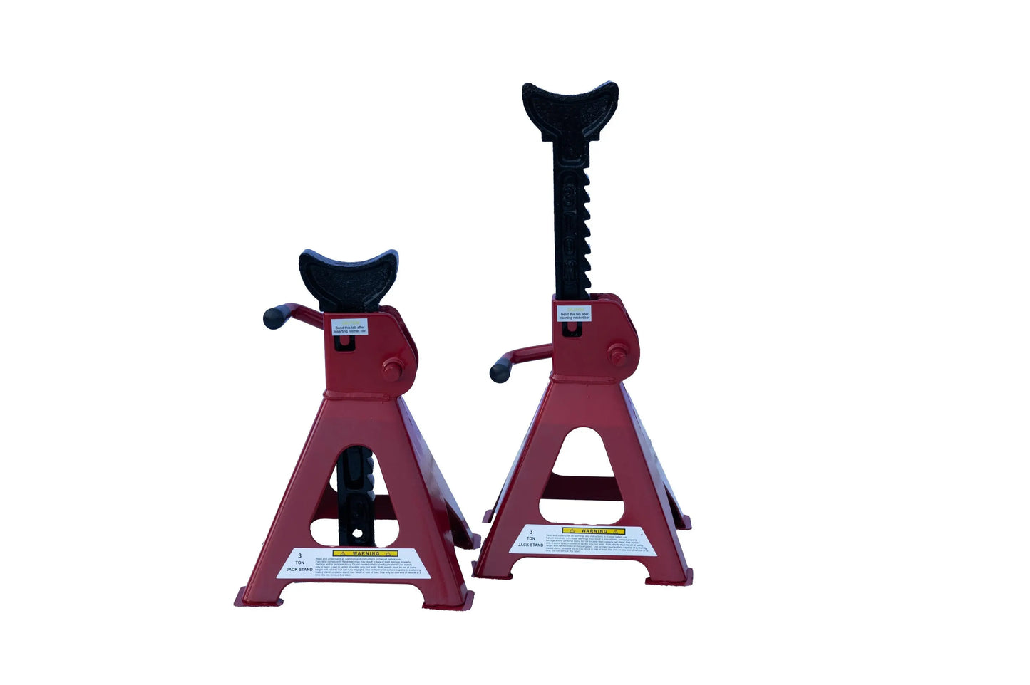 6ton Assteunen verstelbaar van 39-60cm Zijkant 3 Revotools