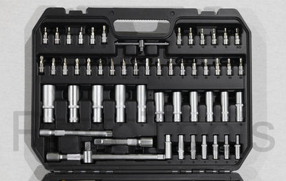 171-Delige Doppenset met 3 Ratel handgrepen 
1/4 3/8 1/2 | Torx, Inbus 3 Ratels| Open Revotools