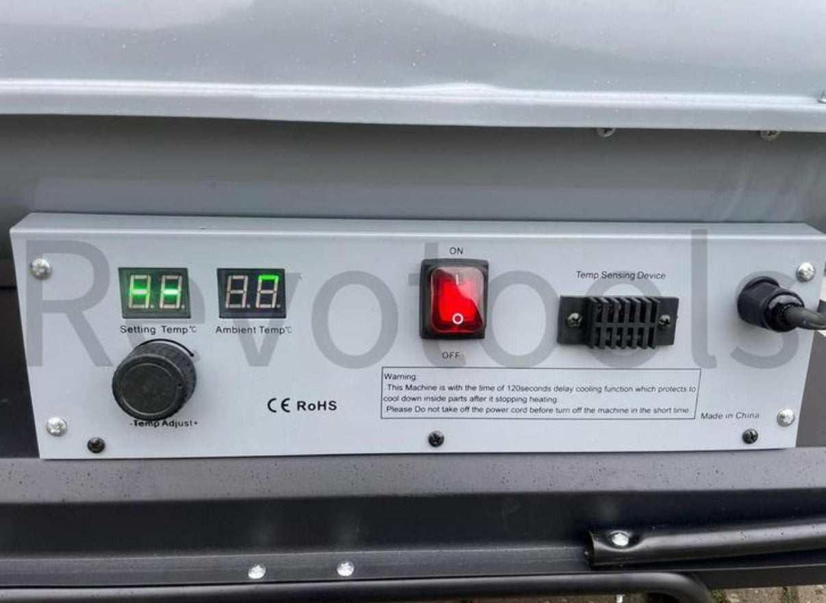 Apex Diesel Heater 30kW – Professionele Diesel Heteluchtkachel voor Grote Ruimtes (750 m³) Revotools