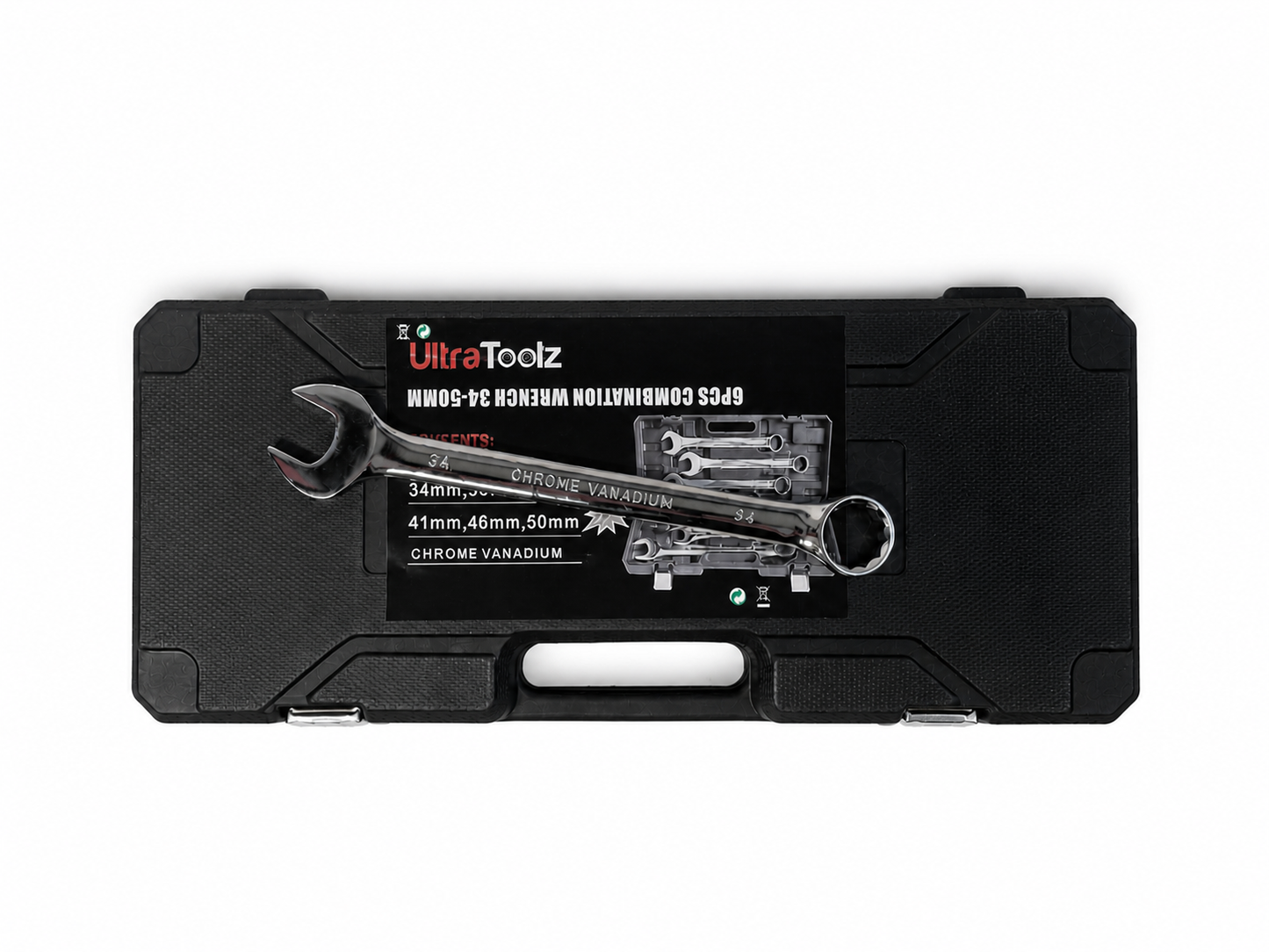 Ultratoolz steek-ringsleutelset 34 t/m 50 mm – 6-delig professioneel