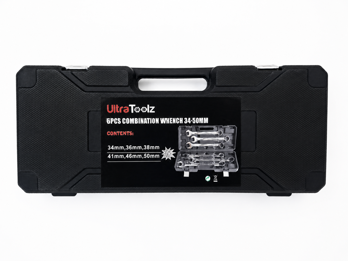 Ultratoolz steek-ringsleutelset 34 t/m 50 mm – 6-delig professioneel
