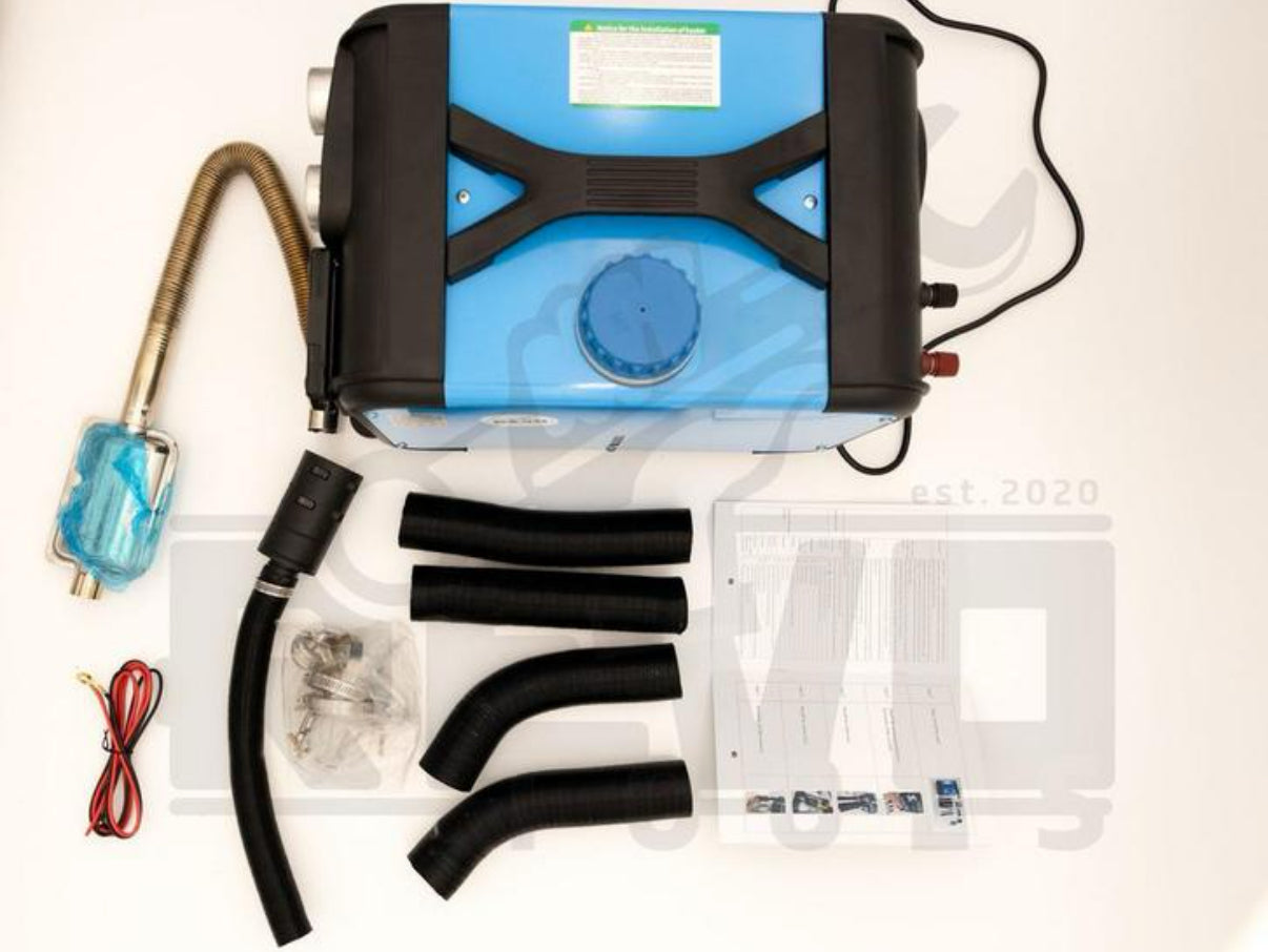 Dieselkachel 5kW – Compact, Stil & Zuinig | Ideaal voor Werkplaats, Goedkoop verwarmen Revotools