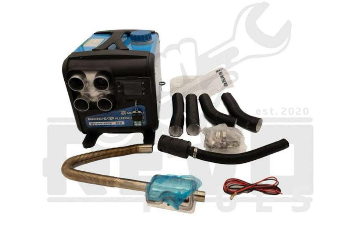 Dieselkachel 5kW – Compact, Stil & Zuinig | Ideaal voor Werkplaats, Goedkoop verwarmen Revotools