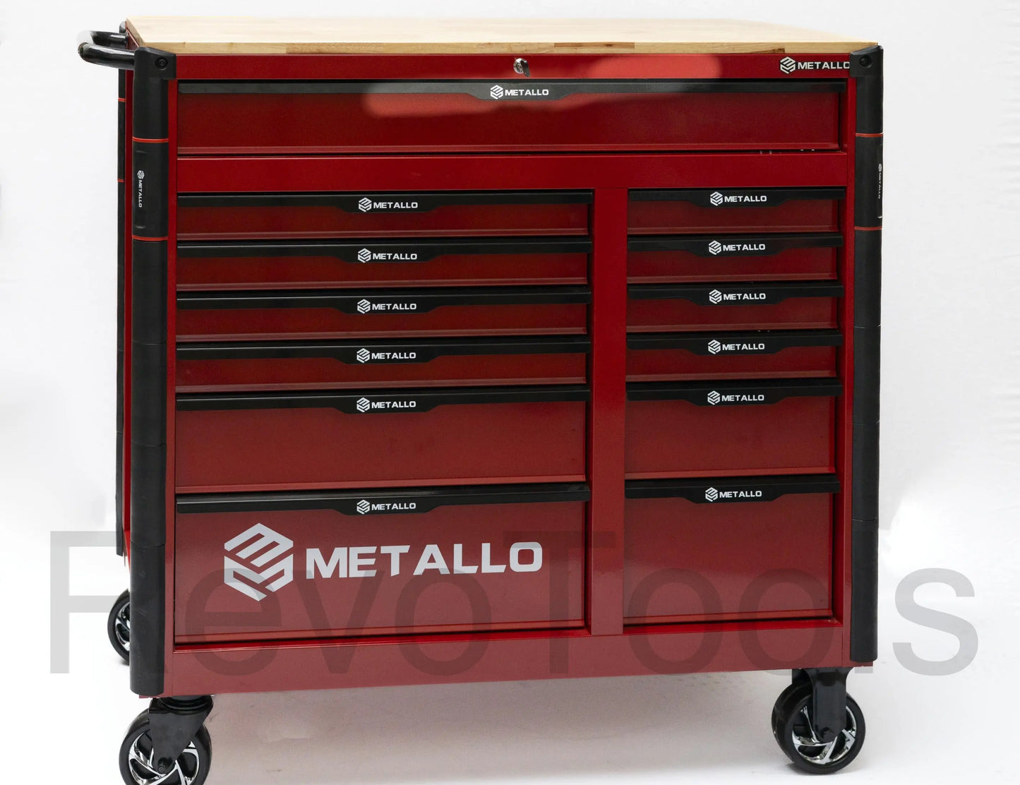 Metallo Gereedschapswagen Werkbank met 13 Lades – 470-delig Chrome Vanadium Gereedschap Revotools