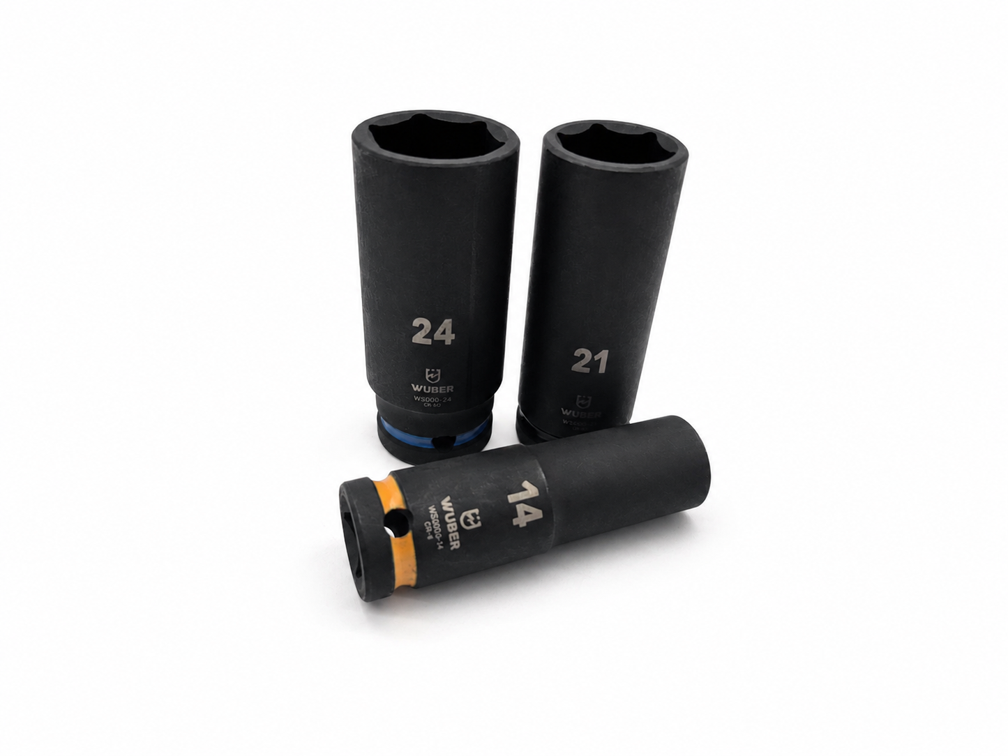F Tools 11-delige 1/2 inch diepe slagdoppenset 10 t/m 24 mm in koffer