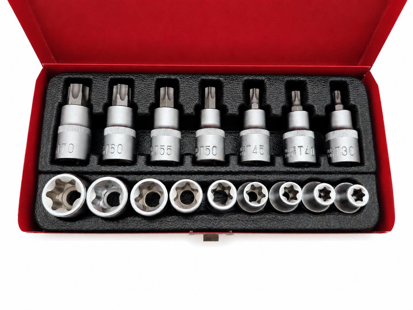 Widmann 16-delige doppenset in metalen koffer