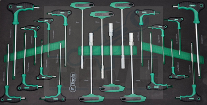 F Tools Gereedschapswagen 7 Laden – Compleet Gevuld (220 Delig) – Professionele Werkplaatswagen met Doppenset