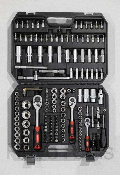 Doppenset 1/4 3/8 1/2 | Torx, Inbus 3 Ratels| 171-delig Revotools