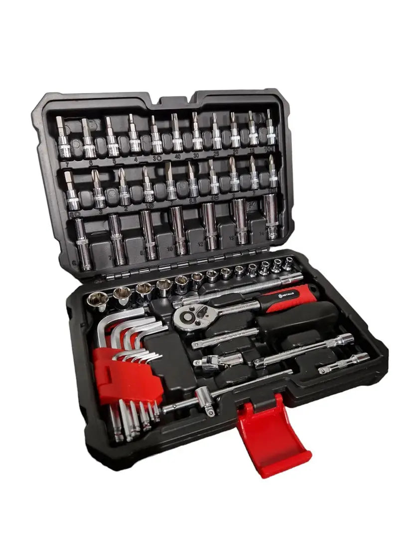 Metallo mini koffer doppenset 57-delig Revotools